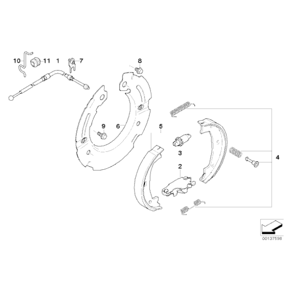 Repair kit springs - 34410410823