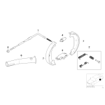 Zestaw naprawczy szczęk BMW E46 E39 E90 X1 E81 E82 E87 F31 F30 - 34410410825
