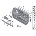 Światłowód drzwi przód góra prawy BMW F01 F02 F04 F07 730 740 750 760 520 530 535 550 - 63319163714