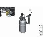 Osuszacz klimatyzacji BMW I01 i3 60Ah 94Ah 120Ah - 64509290504