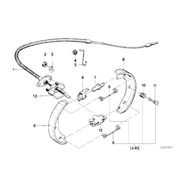 Repair kit springs - 34419064266