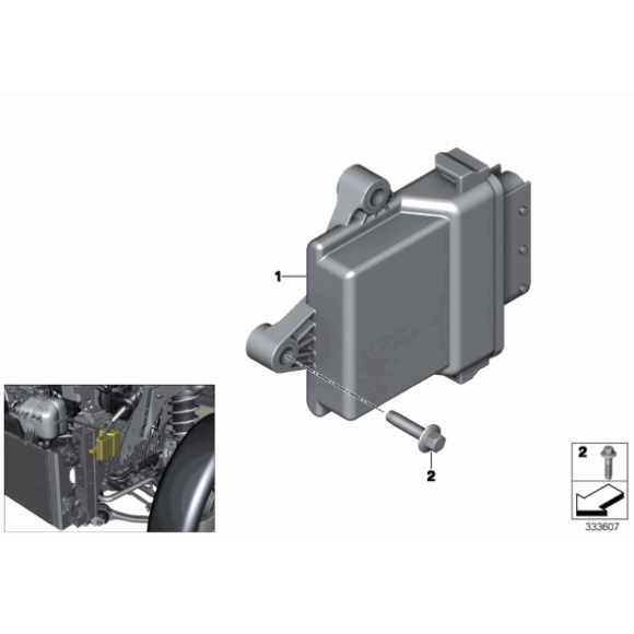 64119314803 Sterownik pompy ciepła BMW I01 I01N i3 i3s 60Ah 94Ah 120Ah - 64119314803 - Części oryginalne BMW Łódź | Sklep internetowy BMW