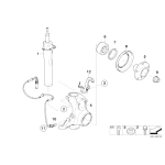 34526771700 Czujnik impulsów DSC ABS przód BMW E60 E61 525xi 530xd 528xi 525xd 530xi - 34526771700 - Części oryginalne BMW Łódź | Sklep internetowy BMW