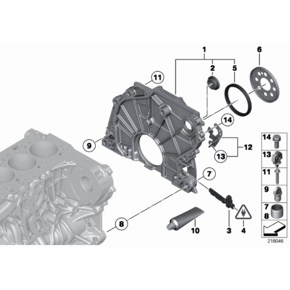 11148576339 Śruba zamykająca BMW E60 E70 E71 E81 E83 E84 E91 E90 F01 F07 F10 F11 F12 F13 F15 F20 F21 F30 F31 F45 F46 F48 MINI G01 G11 G20 G3 - Części oryginalne BMW Łódź | Sklep internetowy BMW