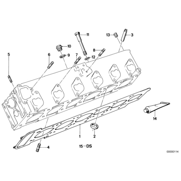 11120621144 Śruba sześciokątna głowicy BMW E12 E21 E23 E24 E28 E3 E30 E32 E34 E9 NK - 11120621144 - Części oryginalne BMW Łódź | Sklep internetowy BMW