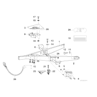 Śruba sześciokątna BMW E32 E34 E36 E46 E30 E38 E39 X5 - 07119913653
