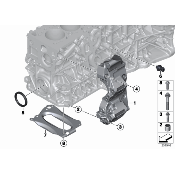 11117802665 Zimering wału przód BMW E60 E70 E81 E87 E90 E84 F01 F10 F11 F15 F12 F20 F30 F48 G11 MINI - 11117802665 - Części oryginalne BMW Łódź | Sklep internetowy BMW
