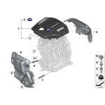 11148580379 Śruba osłony akustycznej silnika BMW F10N F11N F15 F20N F21N F23 F25 F26 F30 F31 F36 F39 F45 F54 57 F60 G11 G20 G30 - 1114858037 - Części oryginalne BMW Łódź | Sklep internetowy BMW