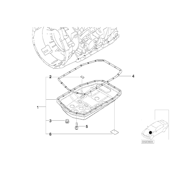 24101423380 Uszczelka miski filtra oleju BMW E46 E39 E38 Z4 - 24101423380 - Części oryginalne BMW Łódź | Sklep internetowy BMW