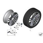 Śruba koła BMW E70 E71 F01 F06 F07 F10 F11 F12 F13 F15 F16 F20 F21 F22 F25 F26 F30 F31 F32 F36 G11 G31 MINI - 36136781151