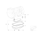 Filtr automatycznej skrzyni biegów BMW X5 3,0d 3,0i - 24117557069