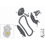 Śruba łożyskowa rozrządu BMW F20 F21 F23 F30 F31 F34 F36 F39 F48 MINI F54 F55 F57 G01 G11 G20 G30 - 13527617486
