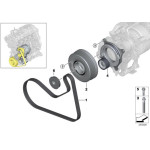 Śruba koła wału korbowego BMW E60N E70 E71 E81 E87 E84 E90 F01 F07 F10 F11 F13 F20 F30 F32 F45 MINI - 11238651643