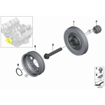 Śruba koła pasowego BMW E70 F01 F10 F12 F15 F90 G05 G07 G11 G15 G30 - 11238648148
