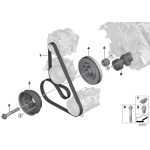 Śruba koła pasowego BMW E70 F01 F10 F12 F15 F90 G05 G07 G11 G15 G30 - 11238648148