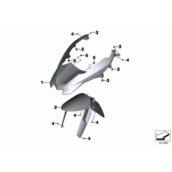 46638521654 Śruba karoserii BMW K21 K46 K47 K49 K50 K51 K52 K53 K54 S1000 R1200 - 46638521654 - Części oryginalne BMW Łódź | Sklep internetowy BMW