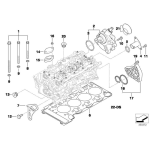 Śruba głowicy cylindrów BMW E46 E60 E64 E65  E70 E E83 E90 F01 F02 F07 F10 F15 F20 - 11317502048