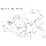 Śruba drążona BMW E30 E36 E46 E39 E38 E60 E65 E90 E87 MINI - 32416852470