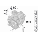 Śruba automatycznej skrzyni BMW F39 X2 F45 F46 F48 X1 MINI F54 F55 F56 F57 F60 - 24108627866