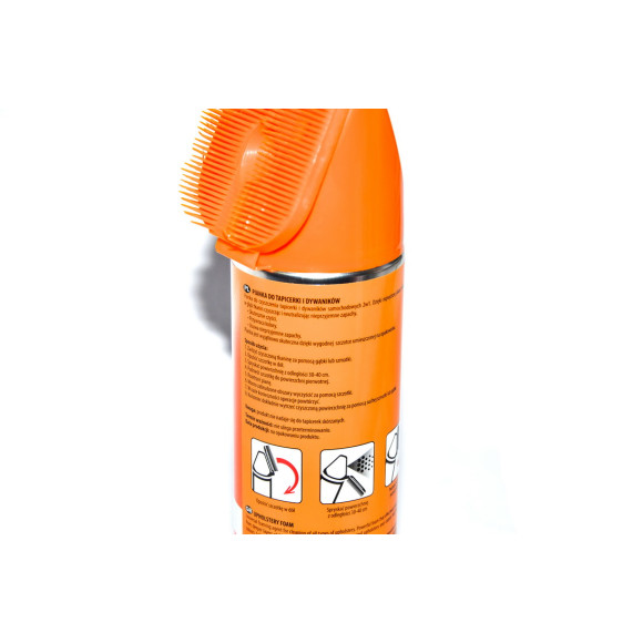 Środek pianka do czyszczenia tapicerki ze szczotką 520ml
