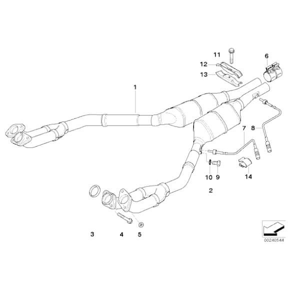Sonda lambda, regulacyjna 370mm - 11781247406