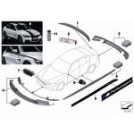 51192450138 Spoiler tylny M Performance lotka BMW F30 F30N 316 318 320 325 328 330 335 340 - 51192450138 - Części oryginalne BMW Łódź | Sklep internetowy BMW