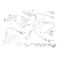 Sonda lambda BMW E60 E61 E63 E65 E81 X1 E84 E87 E90 E91 F10 F11 - 11787558073