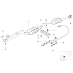 Sonda lambda BMW E38 750 E46 316 318 323 330 X5 4,4 4,6 - 11781739845