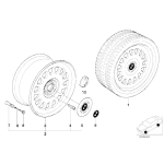 Kołpak BMW E38 725 728 730 735 740 750 - 36131181897