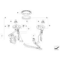 Pompa paliwa BMW E39 520d 525tds 525d 530d - 16141183178