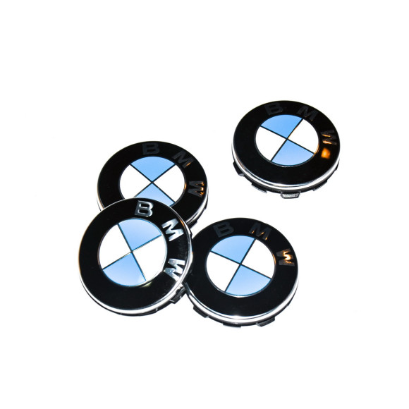 Kołpaczek osłona piasty z chromowaną krawędzią BMW E32 E36 E34 E38 E46 E39 E60 E63 E65 E70 E83 E87 E90 F01 F07 F10 F20 F30 - 361