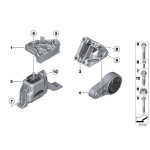 Poduszka silnika tył MINI R55 R56 R57 R58 R59 Cooper One  - 22116783094