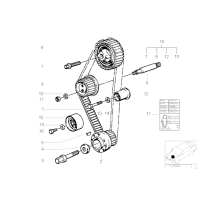 11311721264 Rolka paska rozrządu BMW E30 E36 E34 M40 316i 318i 518i - 11311721264 - Części oryginalne BMW Łódź | Sklep internetowy BMW
