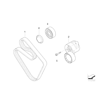 Rolka napinająca - 11281748131