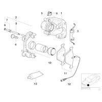 Zestaw naprawczy zacisku hamulcowego - 34111163647
