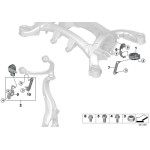 Łącznik regulatora zasięgu świateł lewy BMW E39 E46 E60 E61 E63 E65 E70 E71 E81 E87 E84 E83 E90 E91 F01 F06 F10 F15 MINI - 37146