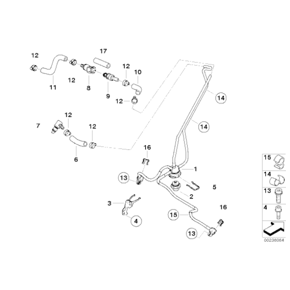 Regulator ciśnienia paliwa BMW K25 K26 K27 K28 K29 K41 - 13531465107