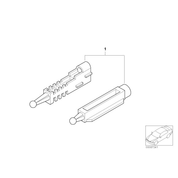 Regulacja reflektora BMW E39 520 523 525 530 528 535 540 M5 - 63120027924