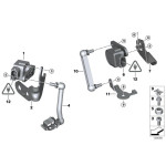Łącznik regulatora zasięgu świateł E81 E84 X1 E87 E88 E90 E91 E92 E93 - 37146763733