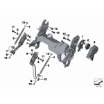Ramię regulacji szyby prawe BMW K50 K51 R1200GS R1250GS - 46638524932