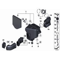 Filtr powietrza BMW F25 F26 18i 20i 20iX 28iX N20 N52N - 13717601868