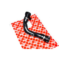 Przewód układu chłodzenia BMW E70 X5 4,8i silniki N62N - 17127536231