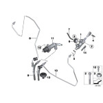 Przewód sprzęgła BMW BMW F20 F21 F30 F31 114 116 118 316 320 - 21526864480