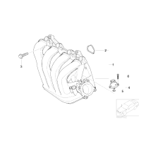 Czujnik ciśnienia powietrza kolektora MINI R50 R52 R53 Cooper 1,4i 1,6i JCW - 12140872648