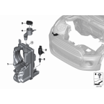 61667301628 Przewód płynu spryskiwacza MINI F55 F56 Cooper - 61667301628 - Części oryginalne BMW Łódź | Sklep internetowy BMW