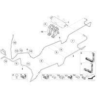 Filtr paliwa z regulatorem ciśnienia BMW E53 X5 3,0i 4,4i 4,6is 4,8is - 16126754016