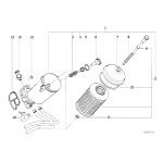 Filtr oleju BMW E36 325tds E34 525tds M51 - 11422244332