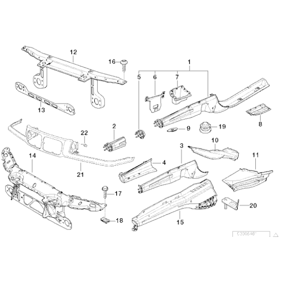 Ramka atrapy nerki przód BMW E36 316 318 320 323 325 328 M3 prod. po 09.1996r - 41338225982