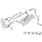 Przewód odpowietrzania zbiornika BMW F20N F21N F22 F23 F30N F31N F32 F36 418i 318i 218i 116i 118i - 13907645854