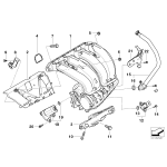 11618645544 Przewód odpowietrzający odma BMW E60N E61 E82 E84 X1 E87 E90 E91 E92 E93  - 11618645544 - Części oryginalne BMW Łódź | Sklep internetowy BMW